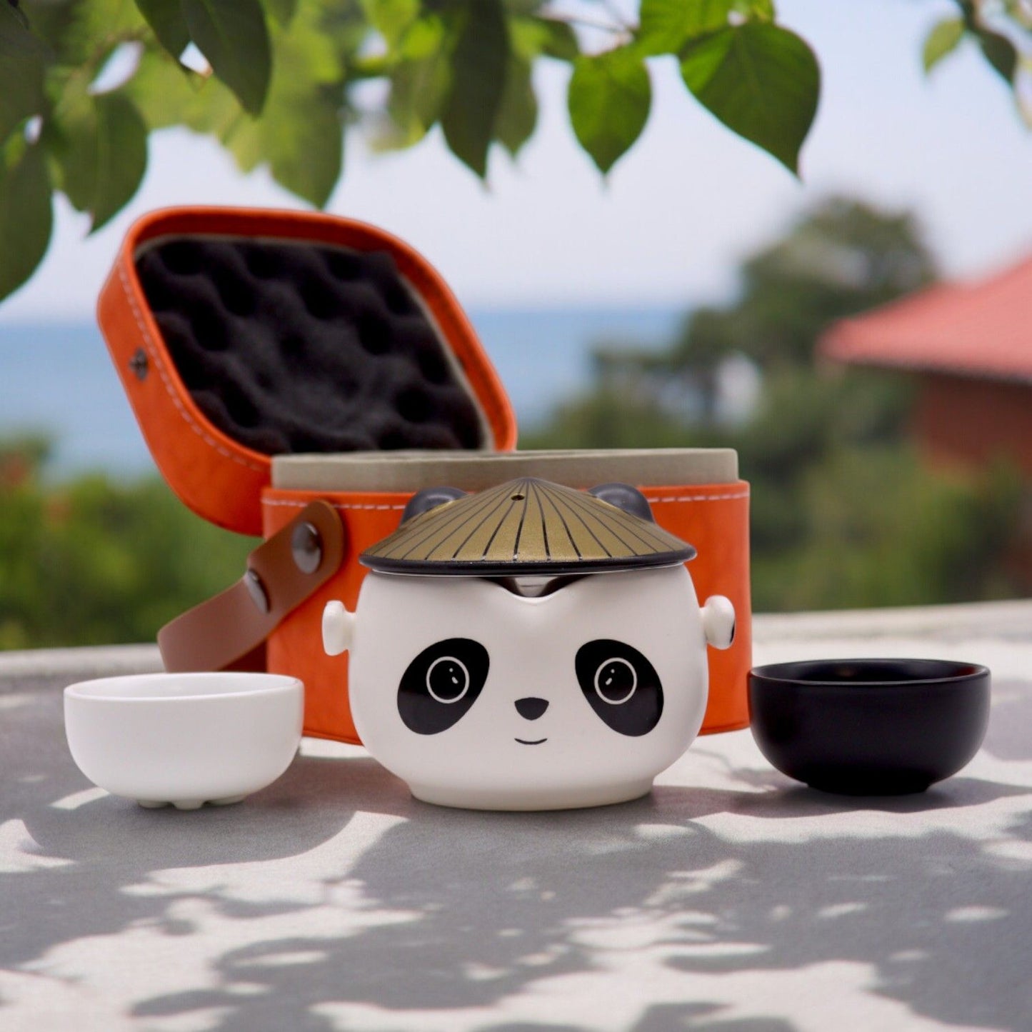 Set teiera Kung Fu Panda - Due tazze - Confezione da viaggio