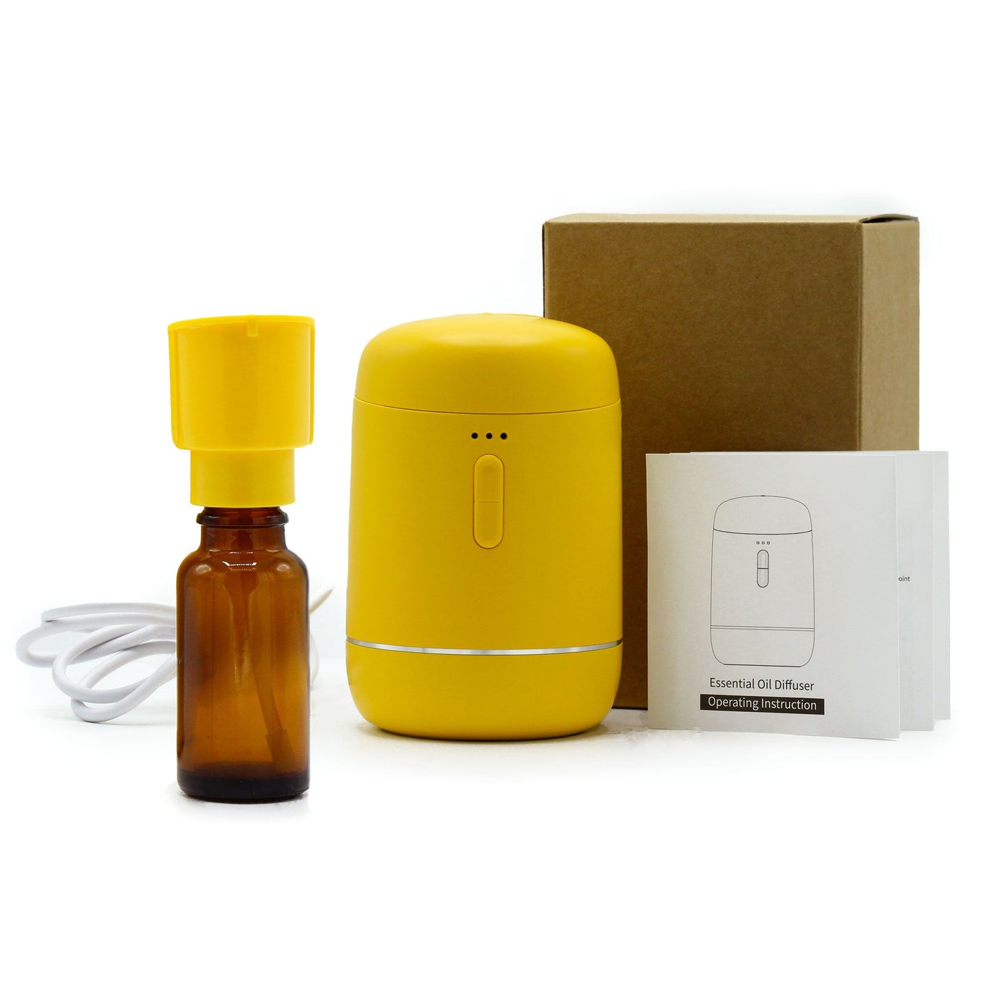 Nebulizzatore singolo per olio senza acqua - USB a C Giallo