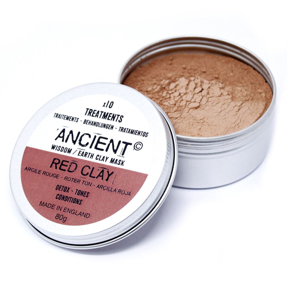 Maschera viso all'argilla rossa 100 g