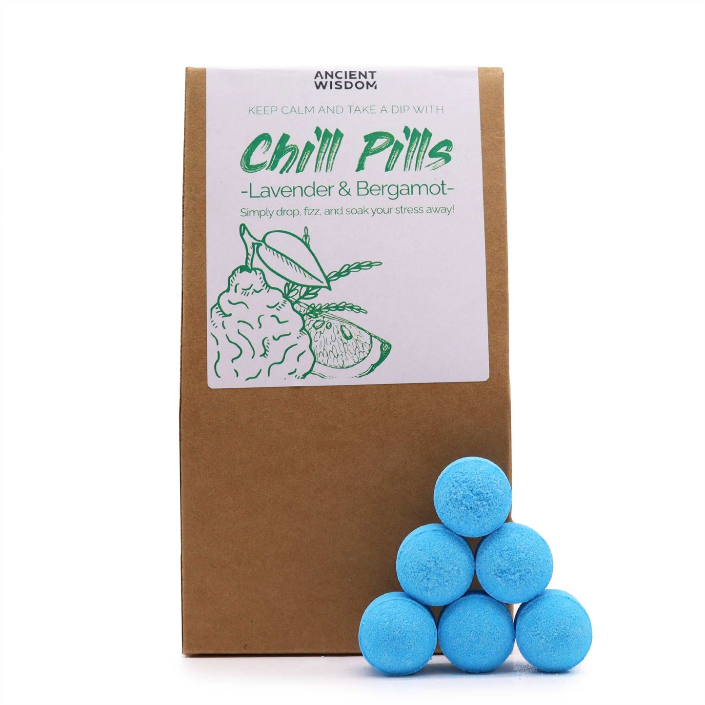 Confezione regalo Chill Pills 350 g – Lavanda e Bergamotto