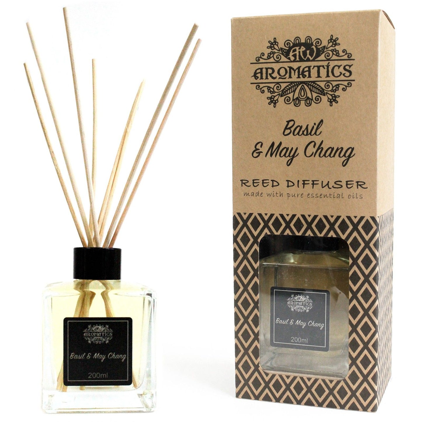 Diffusore di aromi con oli essenziali Basil & Maychang 200 ml