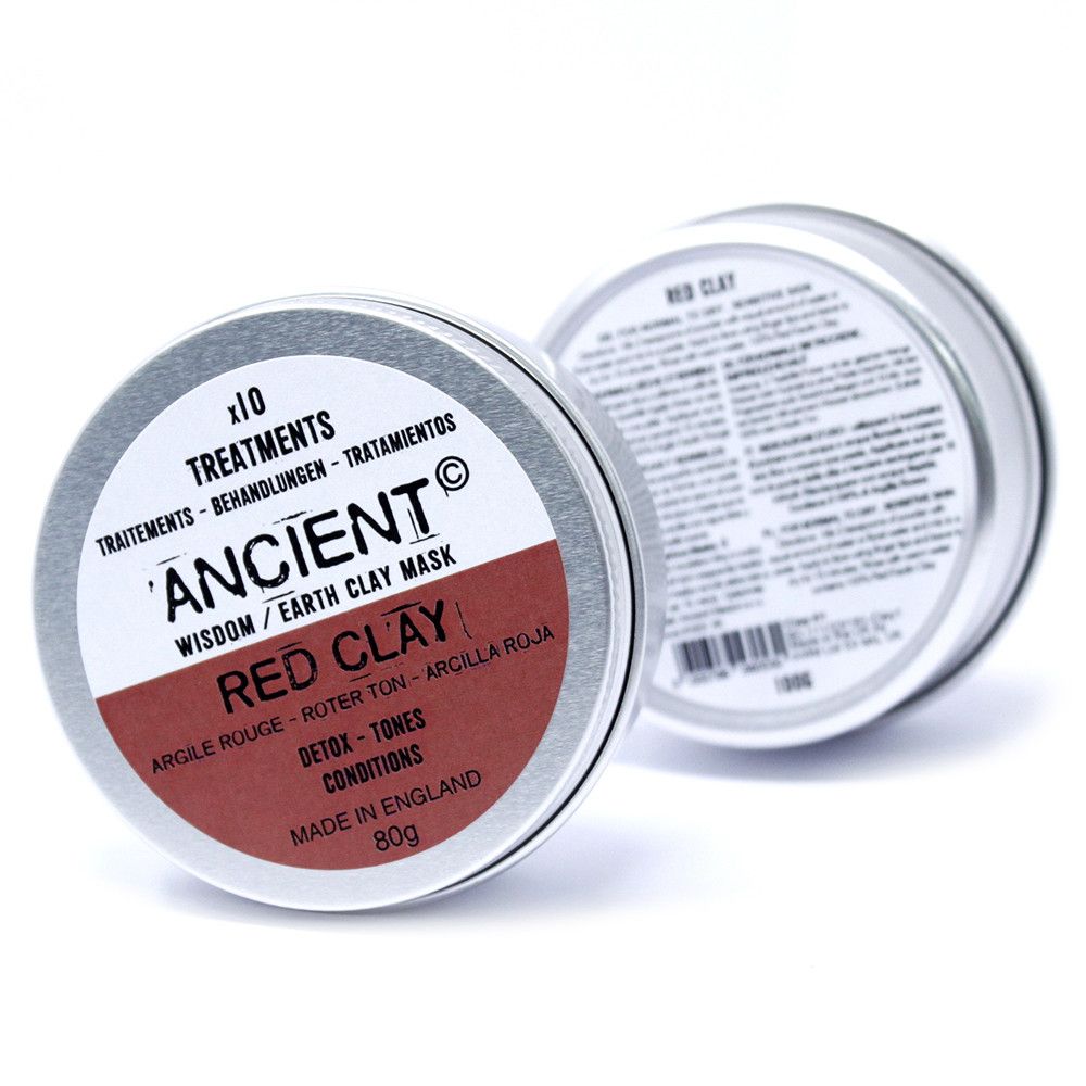 Maschera viso all'argilla rossa 100 g