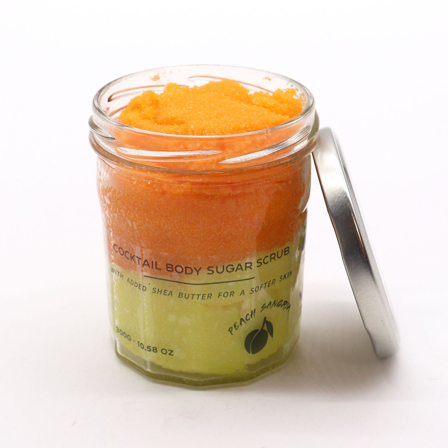 Scrub corpo allo zucchero profumato – Sangria alla pesca, 300 g
