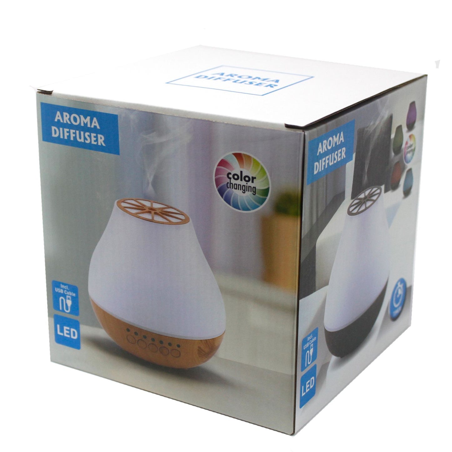 Atomizzatore viennese - Altoparlante Bluetooth - USB - Cambio colore - Timer