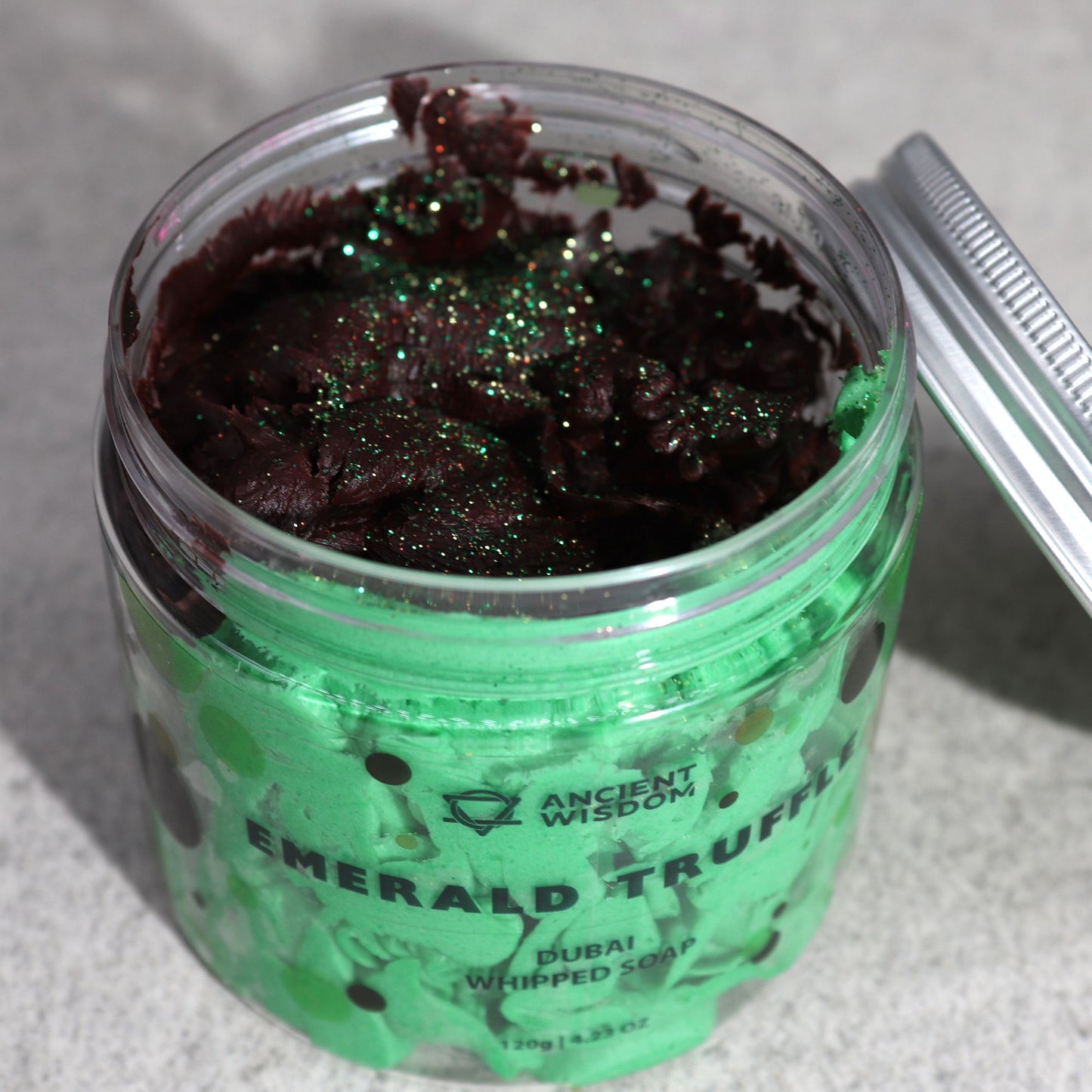 Sapone alla panna montata Dubai – Tartufo Smeraldo 120 g