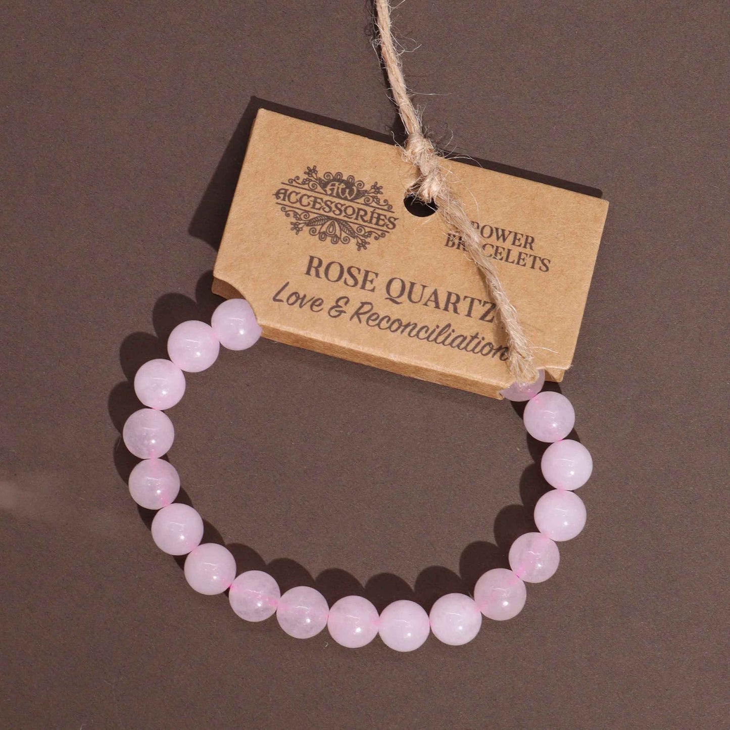 Bracciale della forza – quarzo rosa