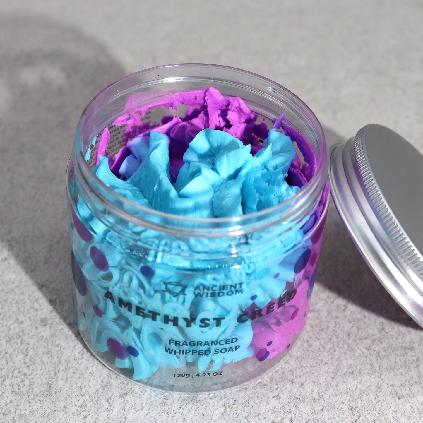Sapone alla panna montata – Amethyst Creed 120 g