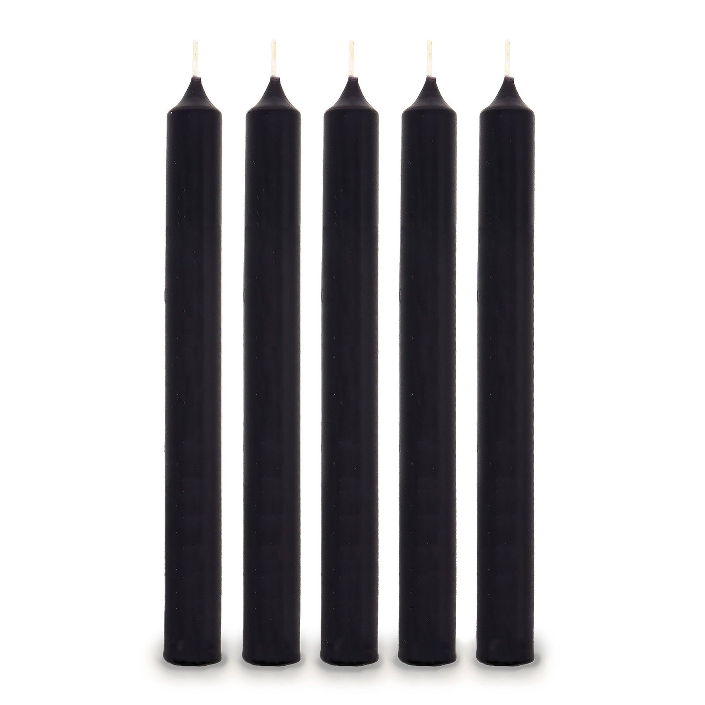 Candele da tavolo nere (100 pezzi)