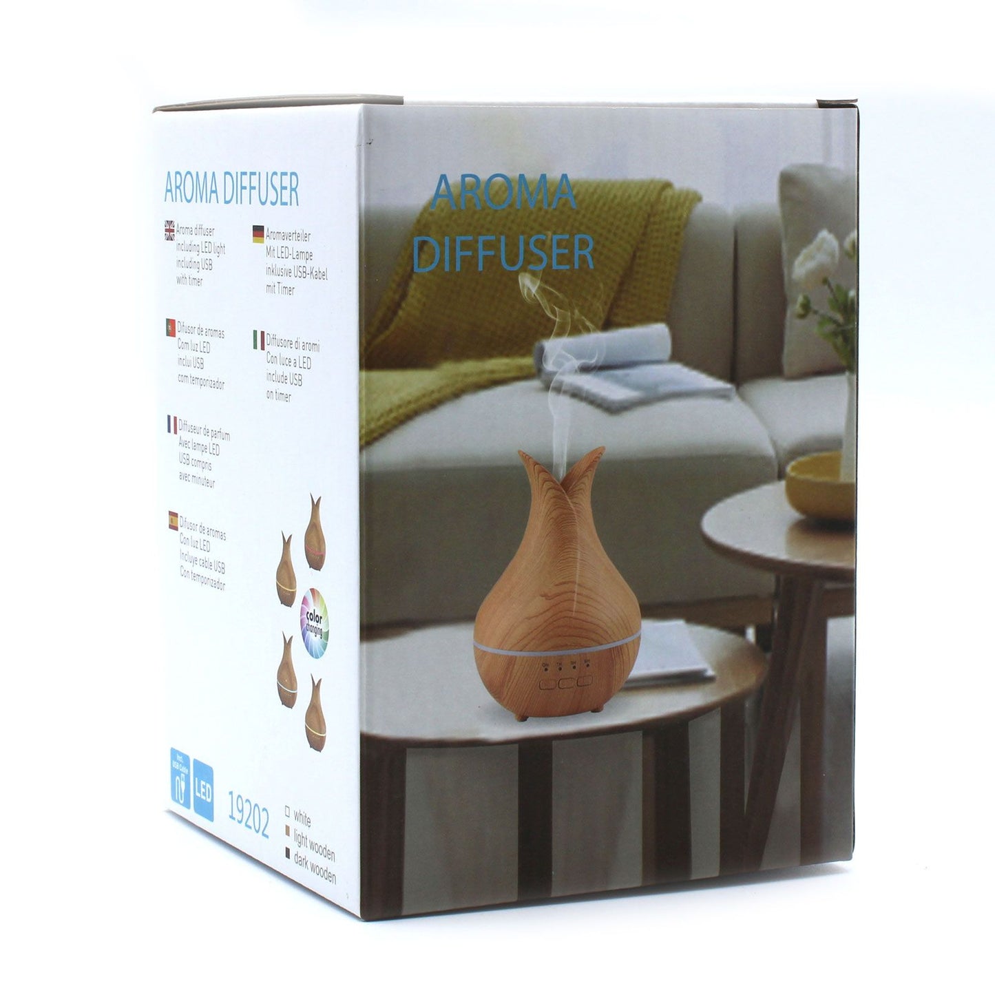 Atomizzatore Palermo - USB - Cambio colore - Timer