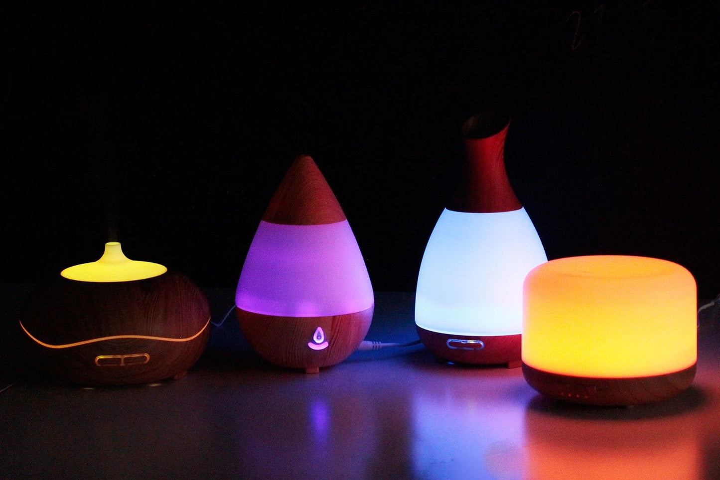 Atomizzatore per aromi a goccia - USB - Colori LED