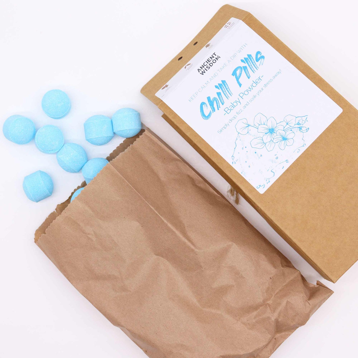 Confezione regalo Chill Pills 350 g – Talco per bambini