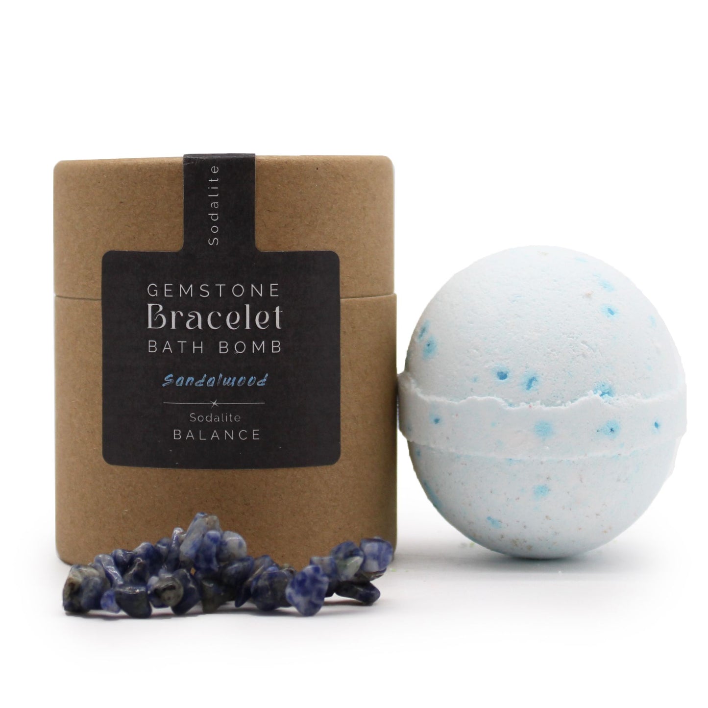 Bomba da bagno con braccialetto di sodalite