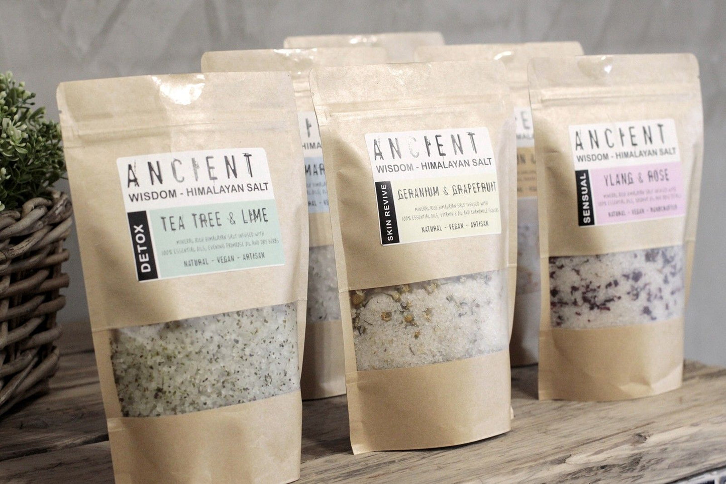 Miscela di sali da bagno dell'Himalaya 500 g - Detox
