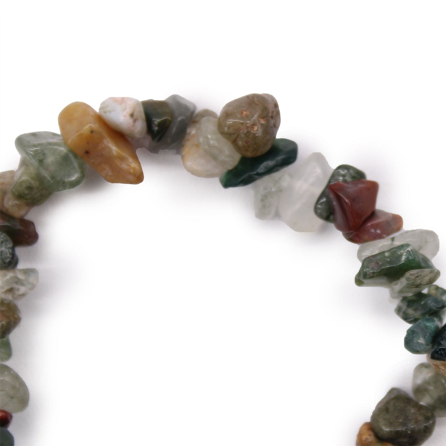 Bracciale con frammenti di pietra – agata muschiata