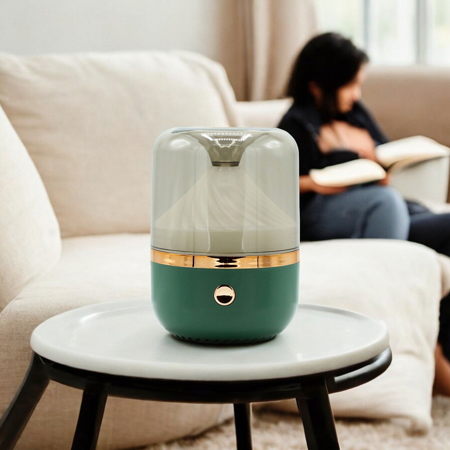 Diffusore di aromi urbani verde e bronzo - USB - Cambia colore