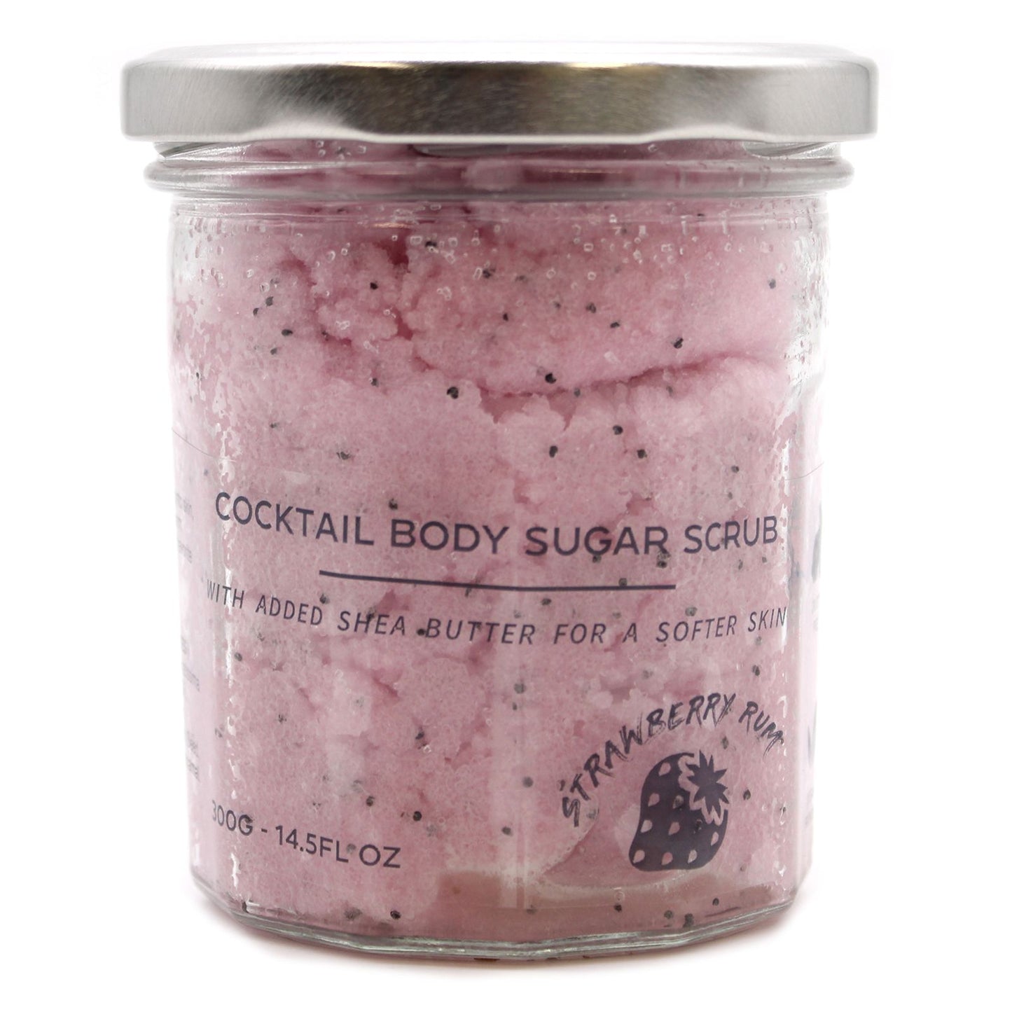 Scrub corpo allo zucchero con fragranza - Rum alla fragola 300 g