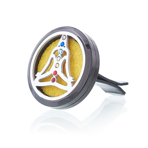 Kit diffusore per auto - Yoga Chakra - 30 mm