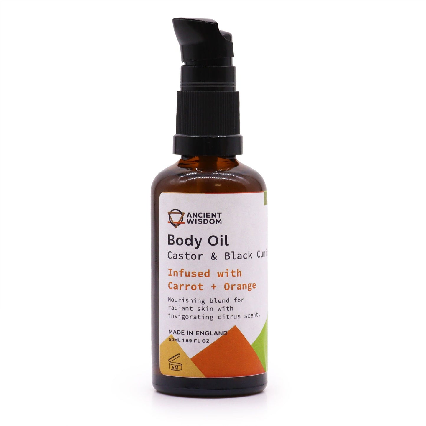 Olio corpo biologico 50ml - carota e arancia