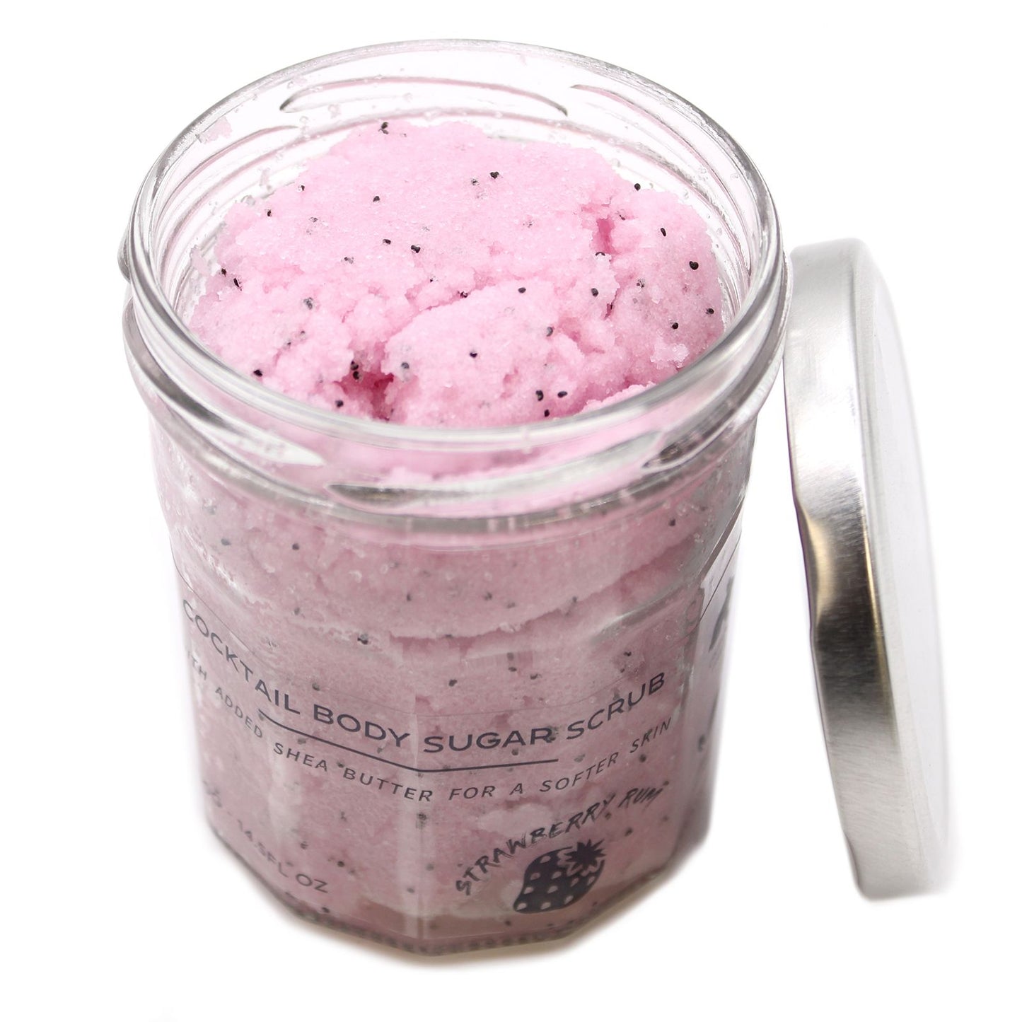 Scrub corpo allo zucchero con fragranza - Rum alla fragola 300 g