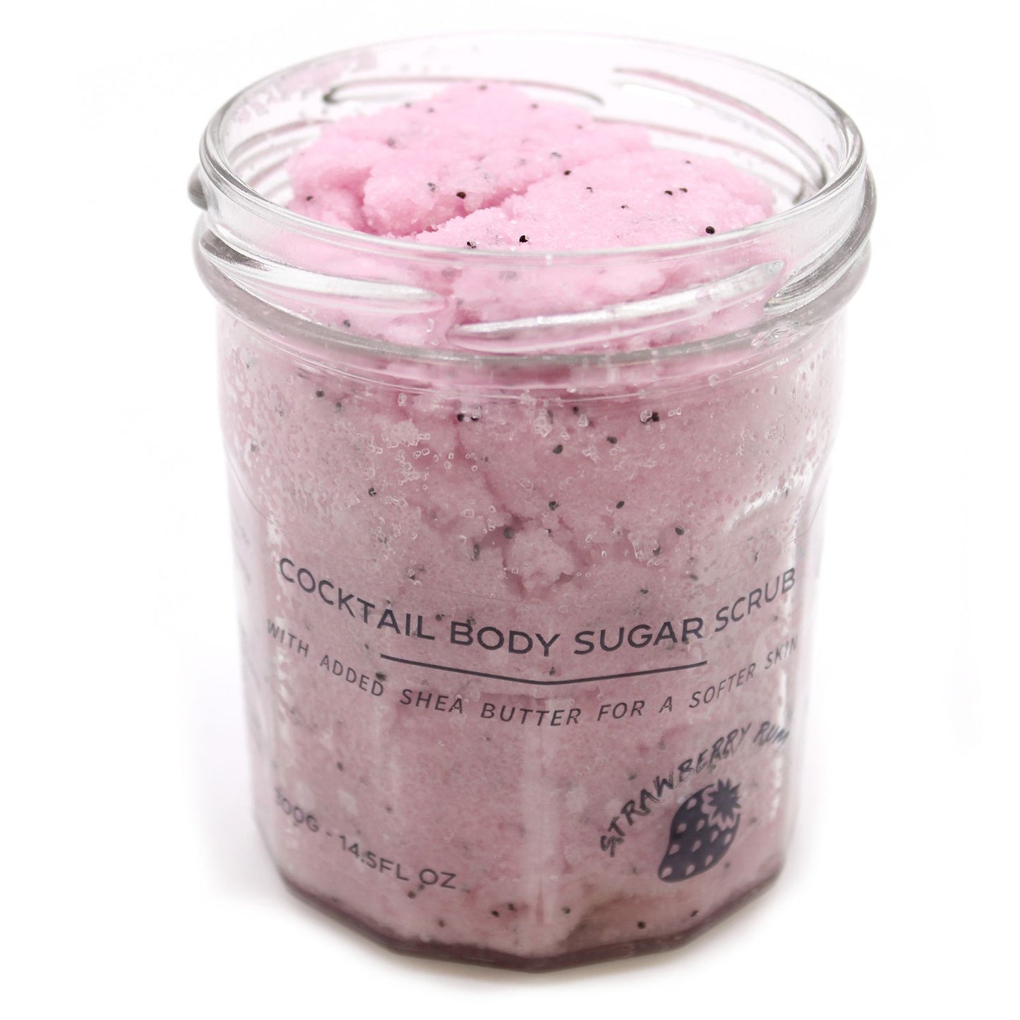 Scrub corpo allo zucchero con fragranza - Rum alla fragola 300 g