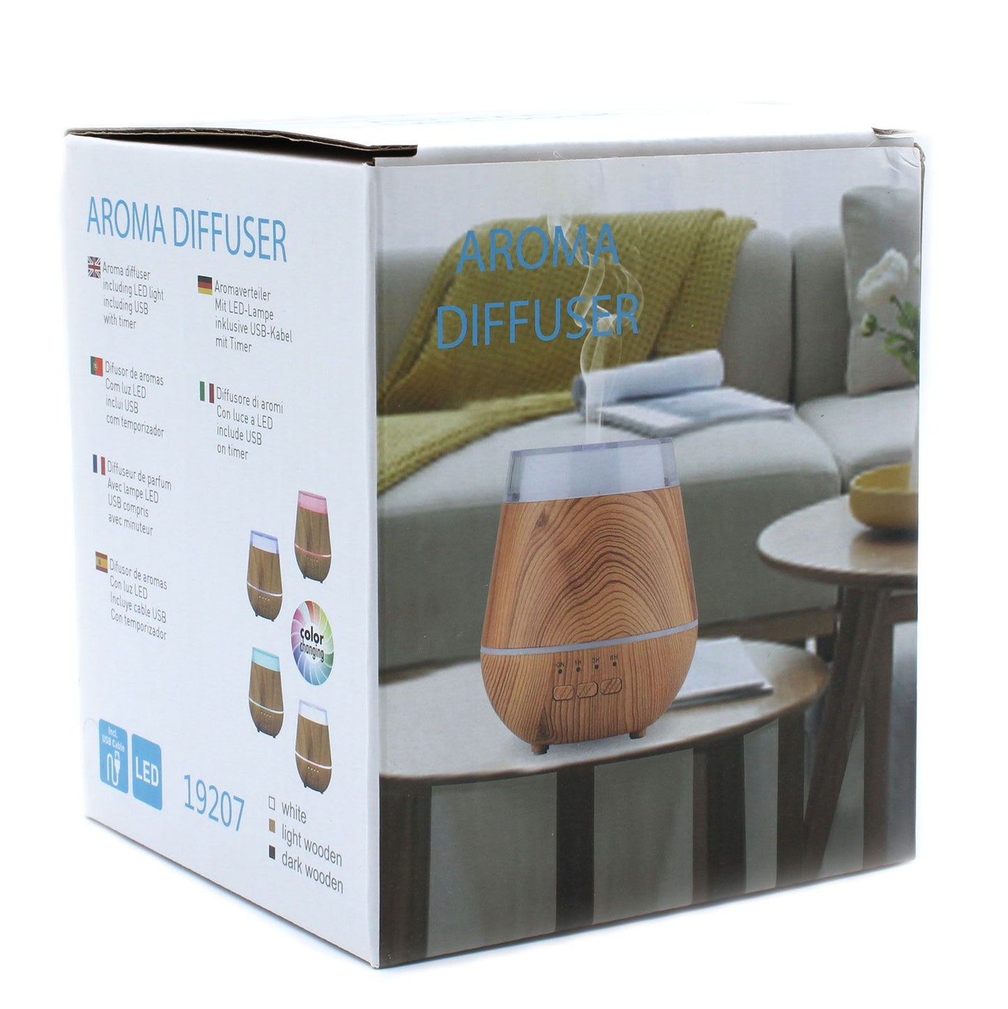 Atomizzatore Helsinki - USB - Cambio Colore - Timer