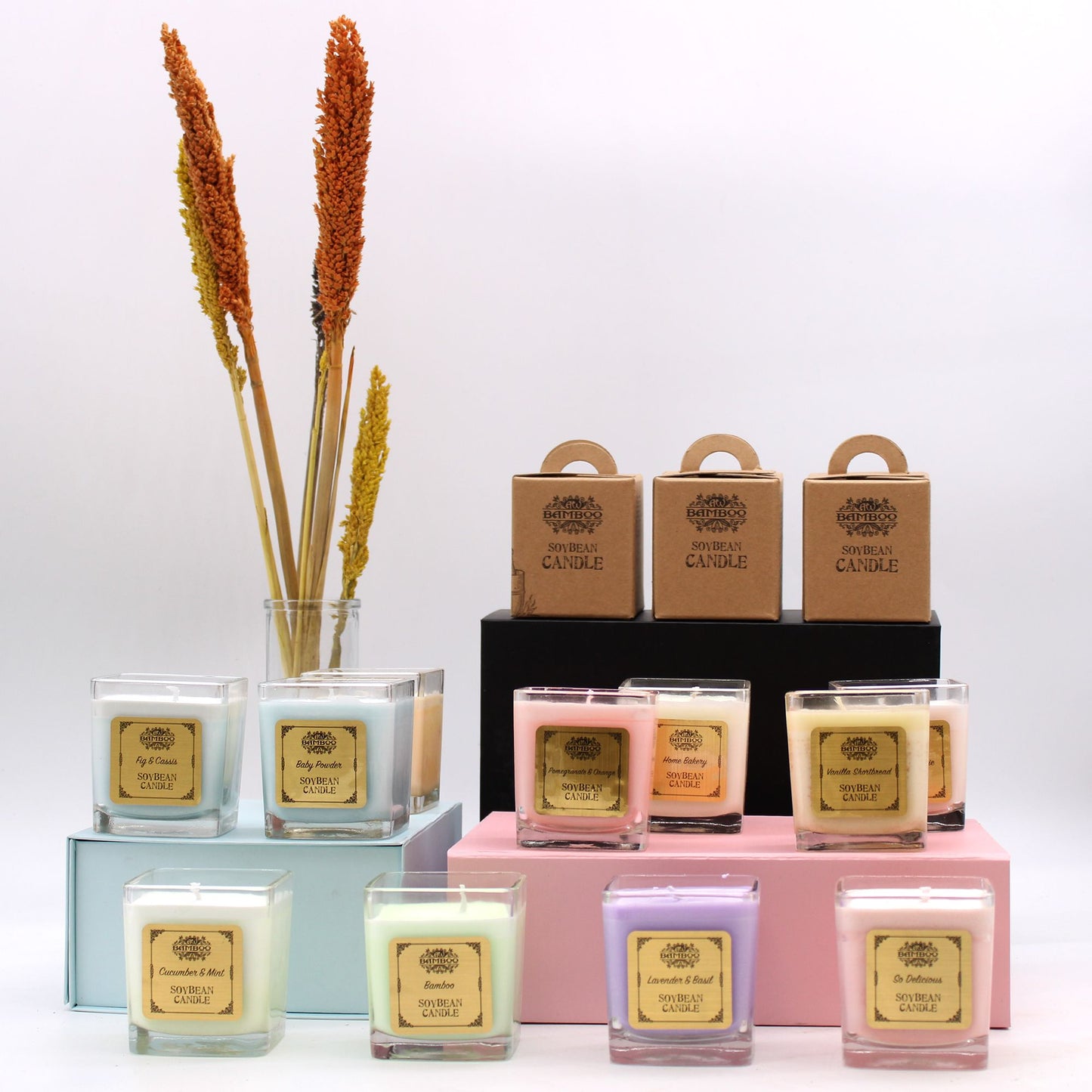 Candele in barattolo di soia - Frollini alla vaniglia