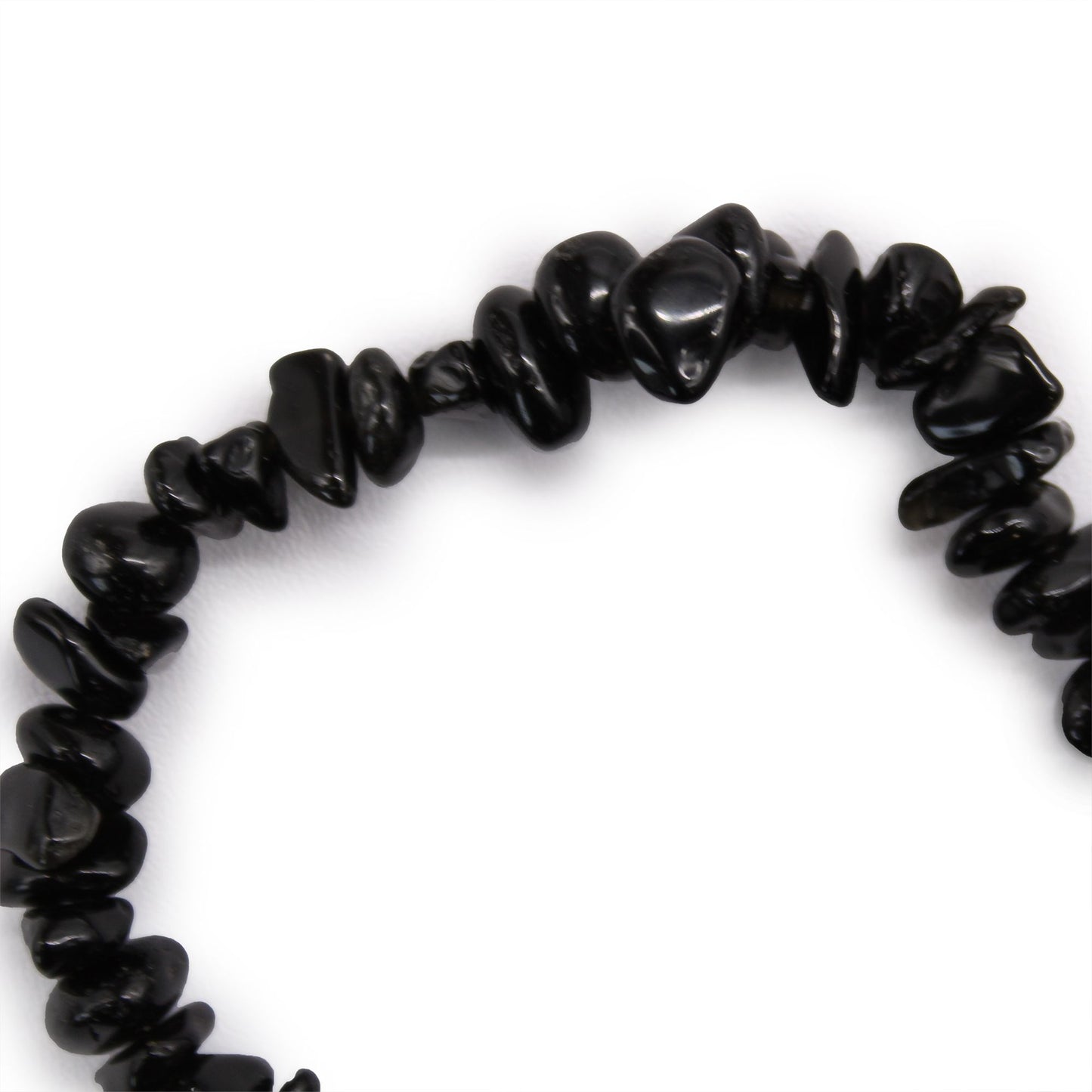 Braccialetto fatto di frammenti di pietra - agata nera