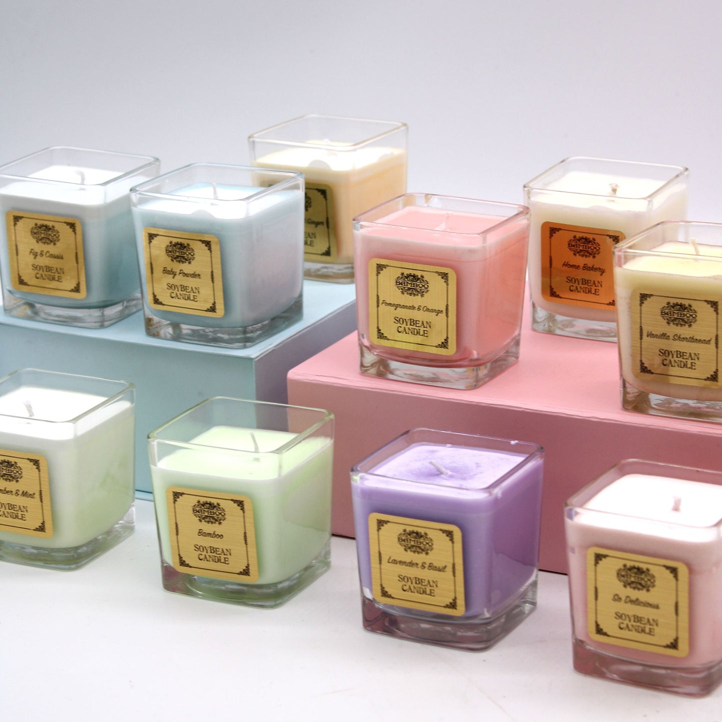 Candela in barattolo di soia - Home Bakery