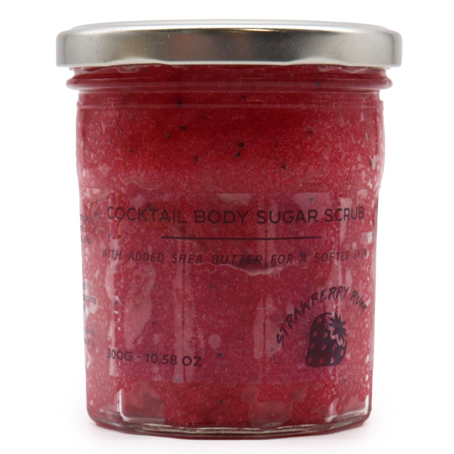Scrub corpo allo zucchero con fragranza - Rum alla fragola 300 g
