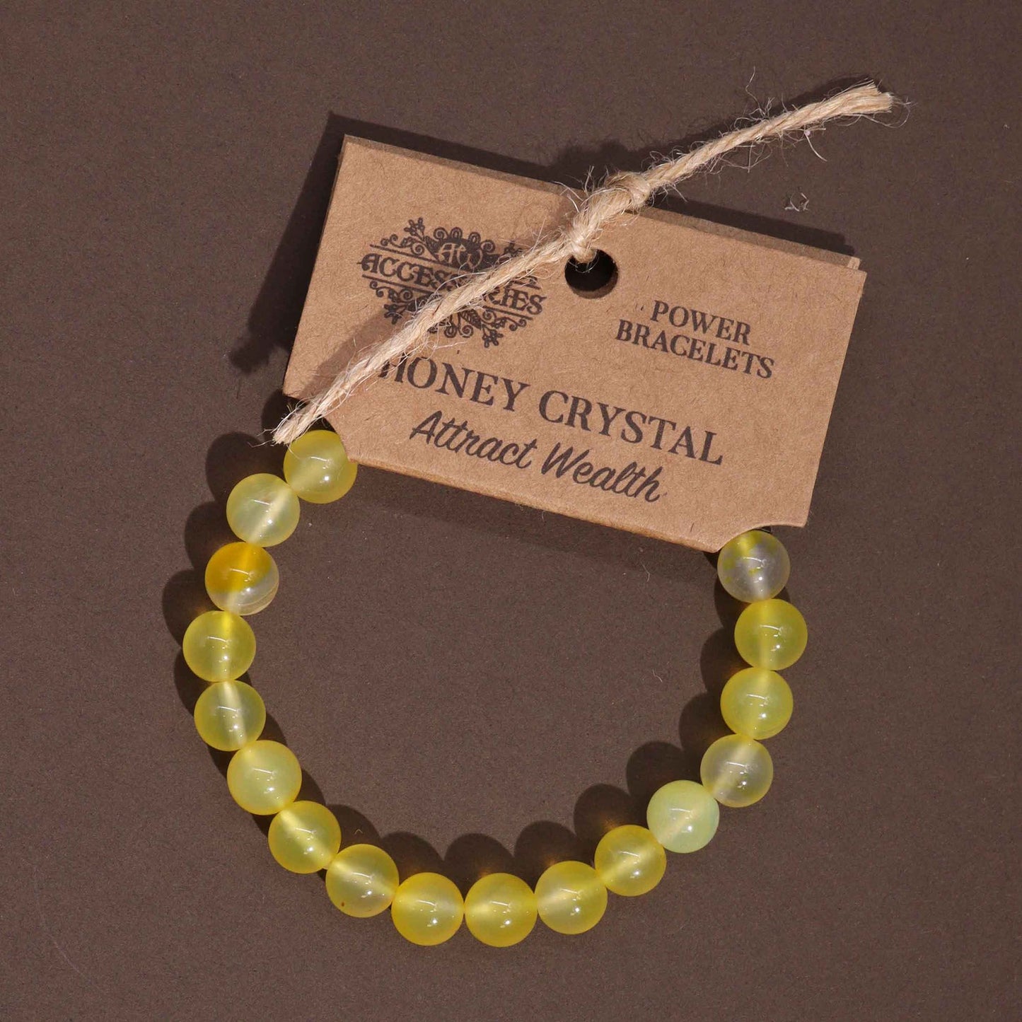 Bracciale del Potere – Cristallo di Miele