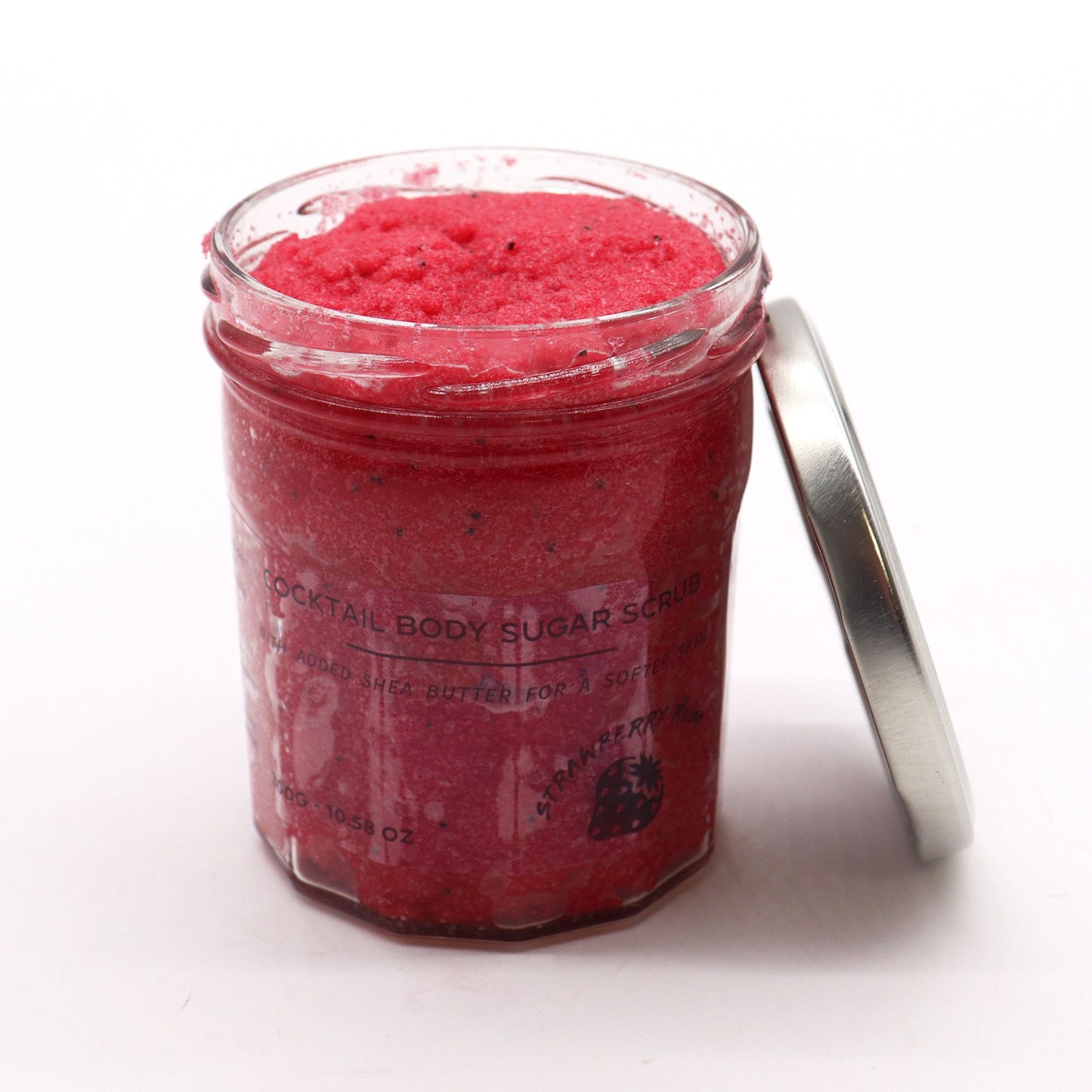 Scrub corpo allo zucchero con fragranza - Rum alla fragola 300 g