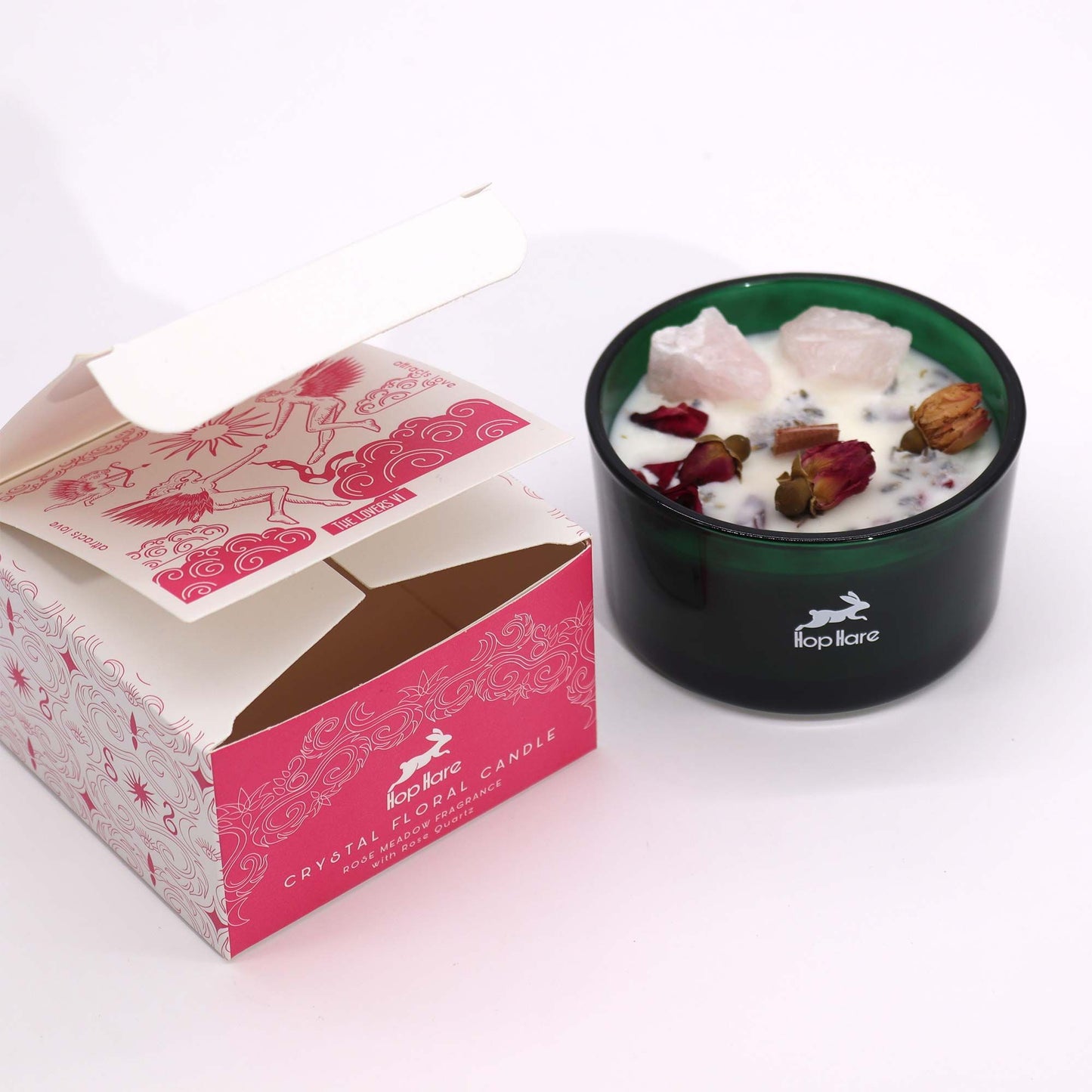 Candela magica di cristallo Hop Hare Flower – Amanti