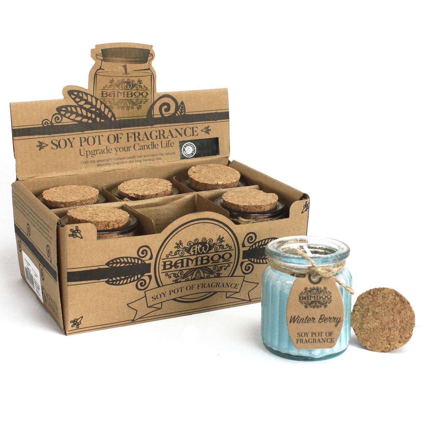 Candele profumate in vasetto di soia Winter Berry