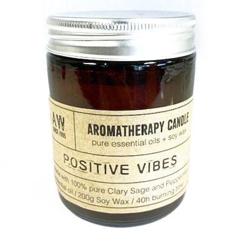 Candela di soia per aromaterapia 200 g – Positive Vibes