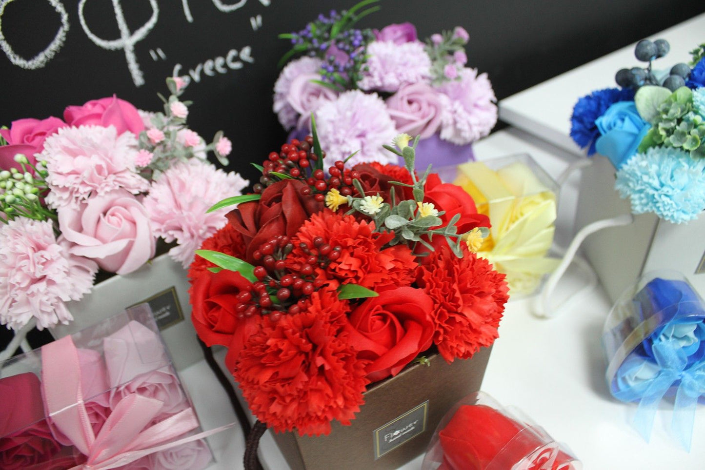 Bouquet di fiori di sapone - Fiori primaverili - SPECIALE
