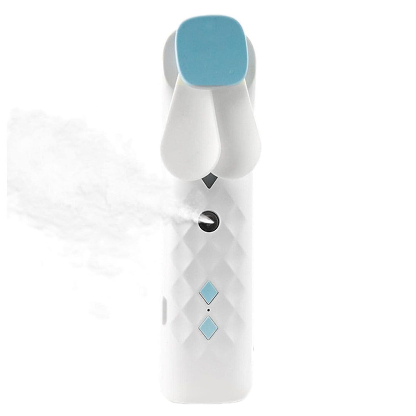 Ventilatore e spray per il viso White Nano Mist - ricaricabile tramite USB