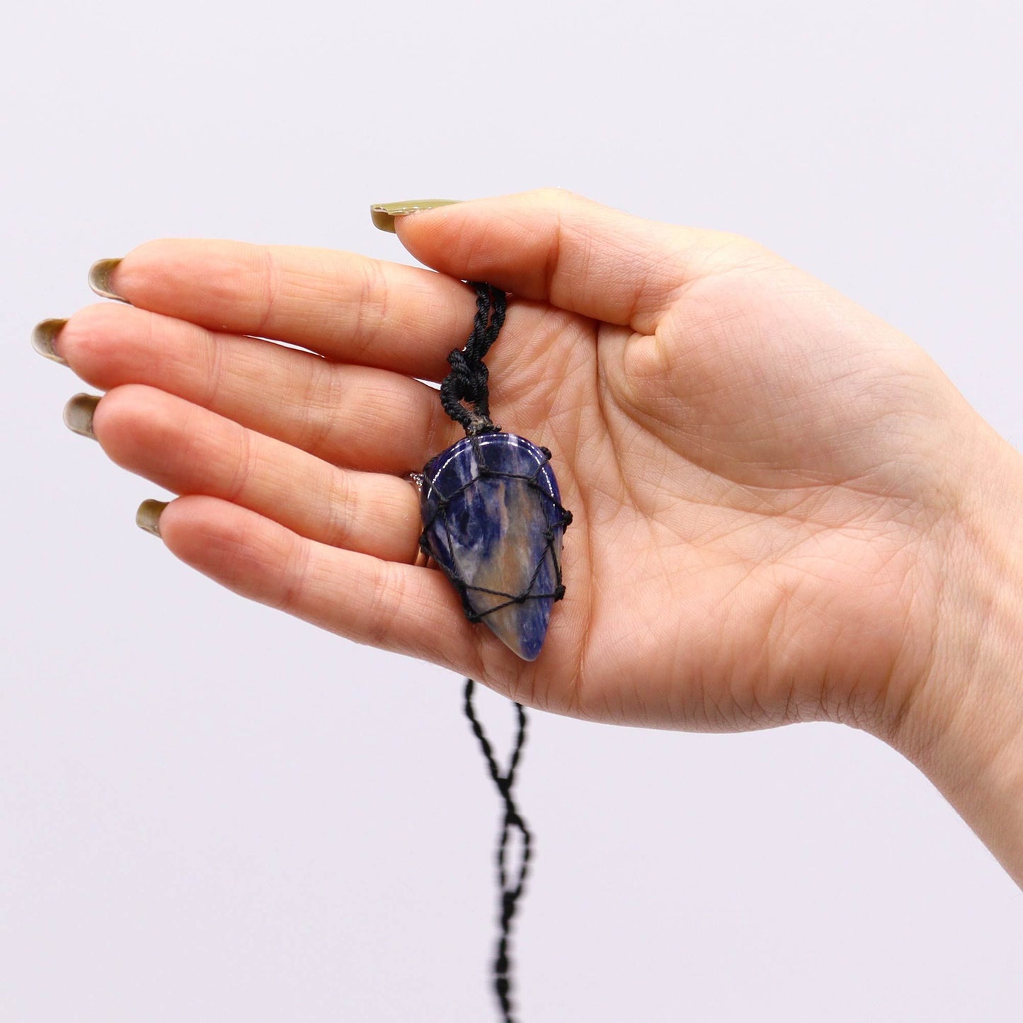 Ciondolo – goccia di sodalite