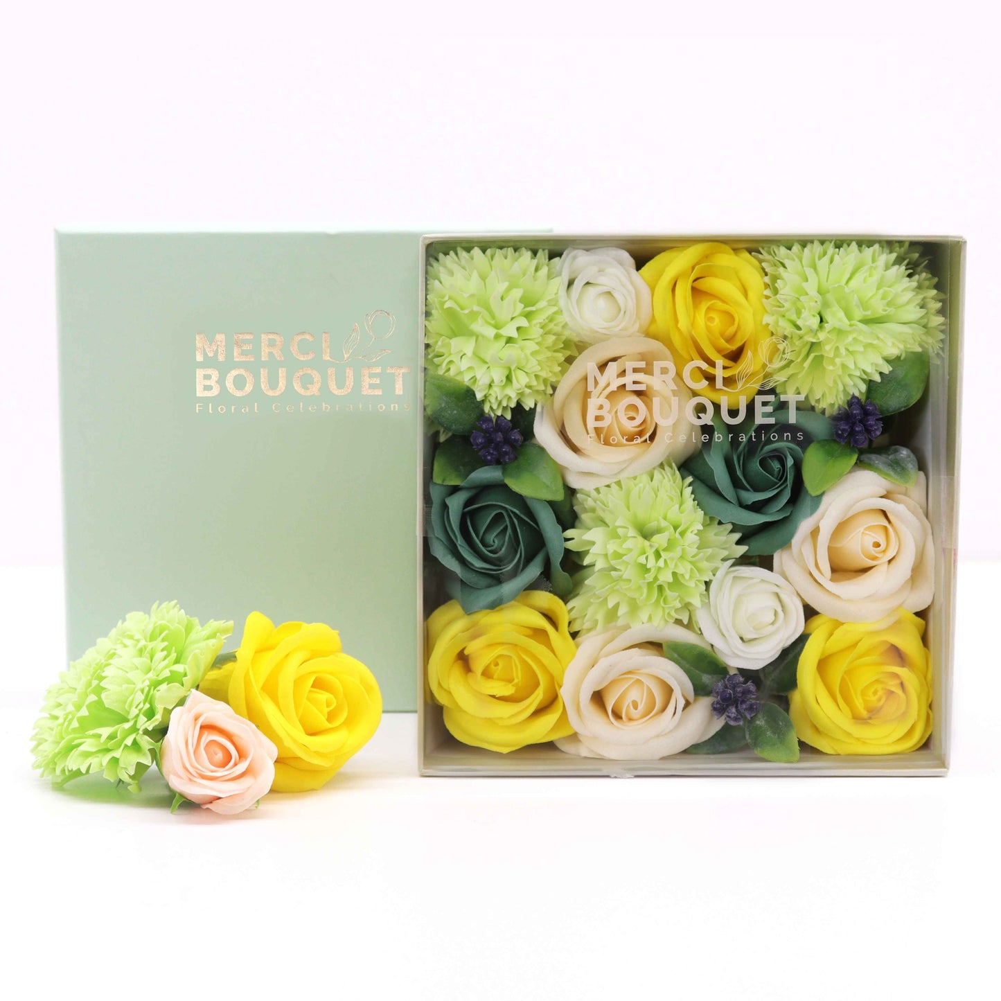 Square Box - Feste di primavera - Giallo e verde