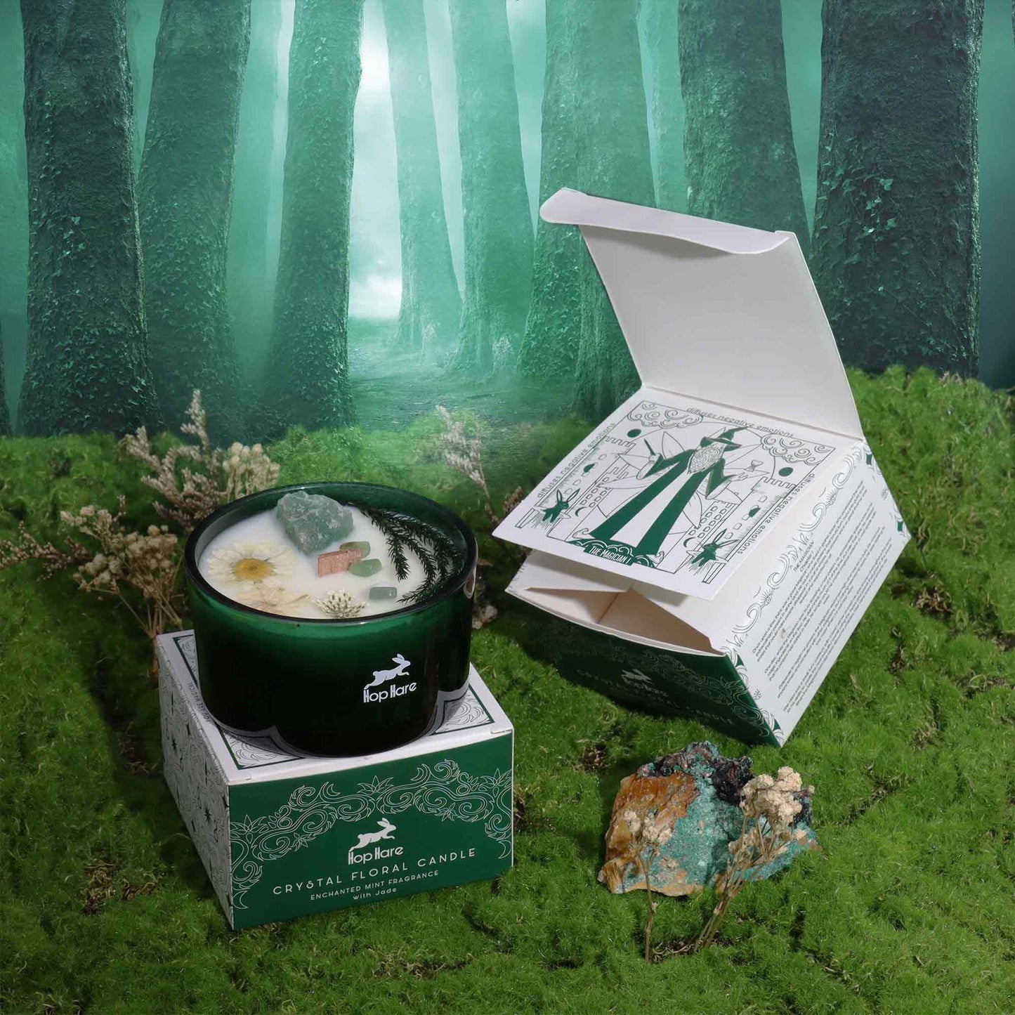 Candela magica di cristallo Hop Hare Flower – Mago