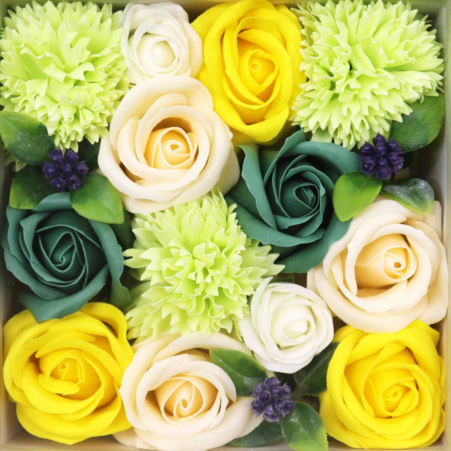 Square Box - Feste di primavera - Giallo e verde