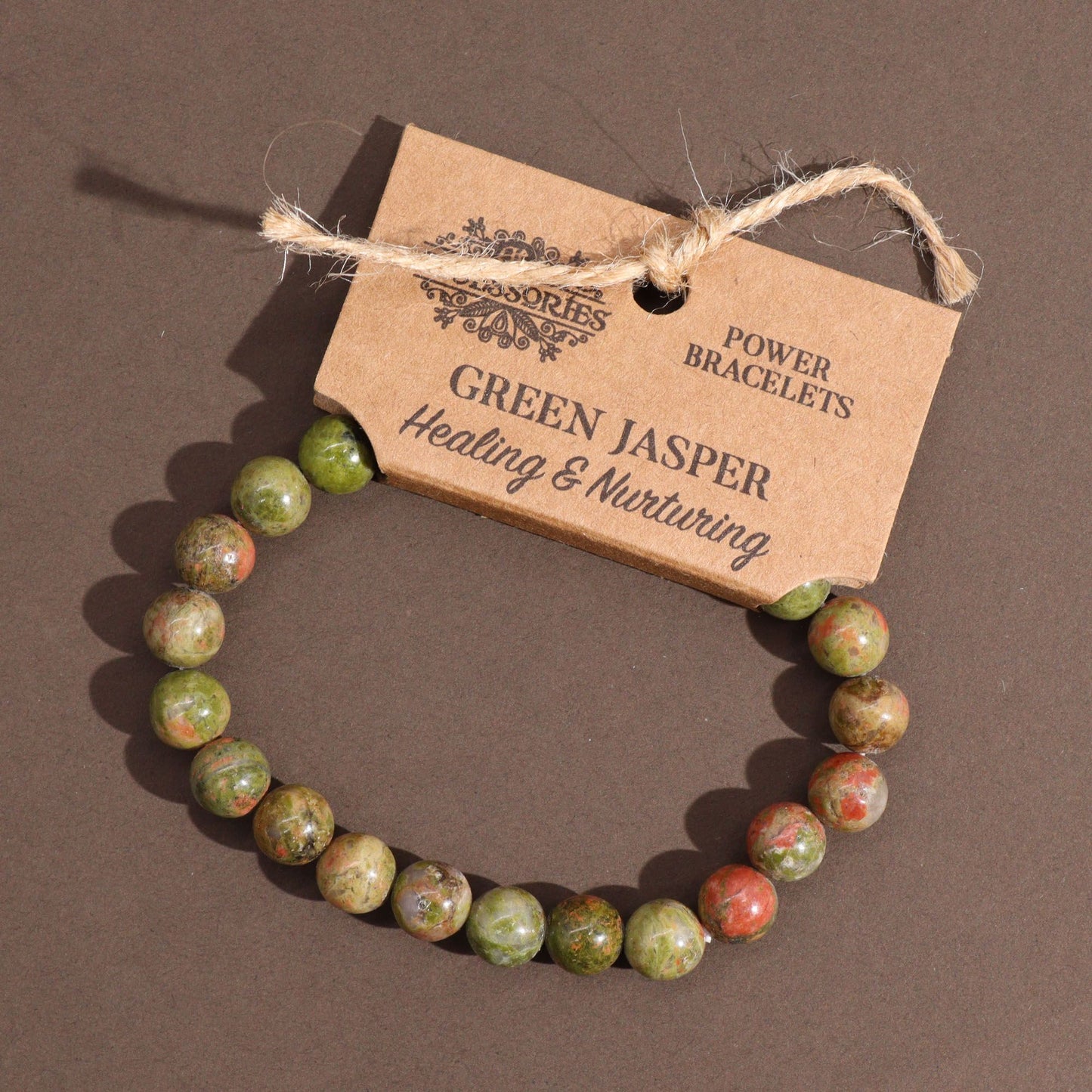 Bracciale della forza – diaspro verde