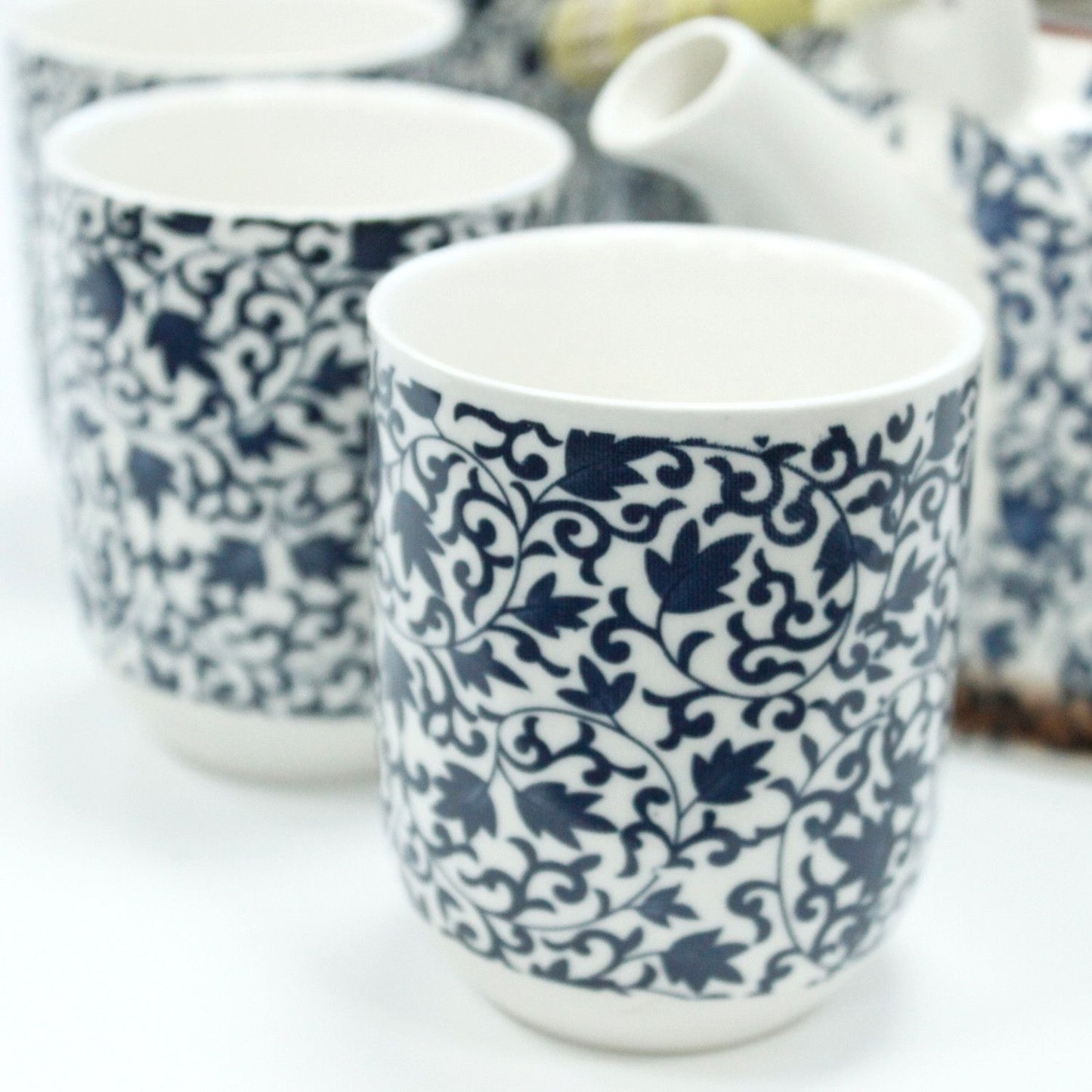 Set da tisana – Motivo blu