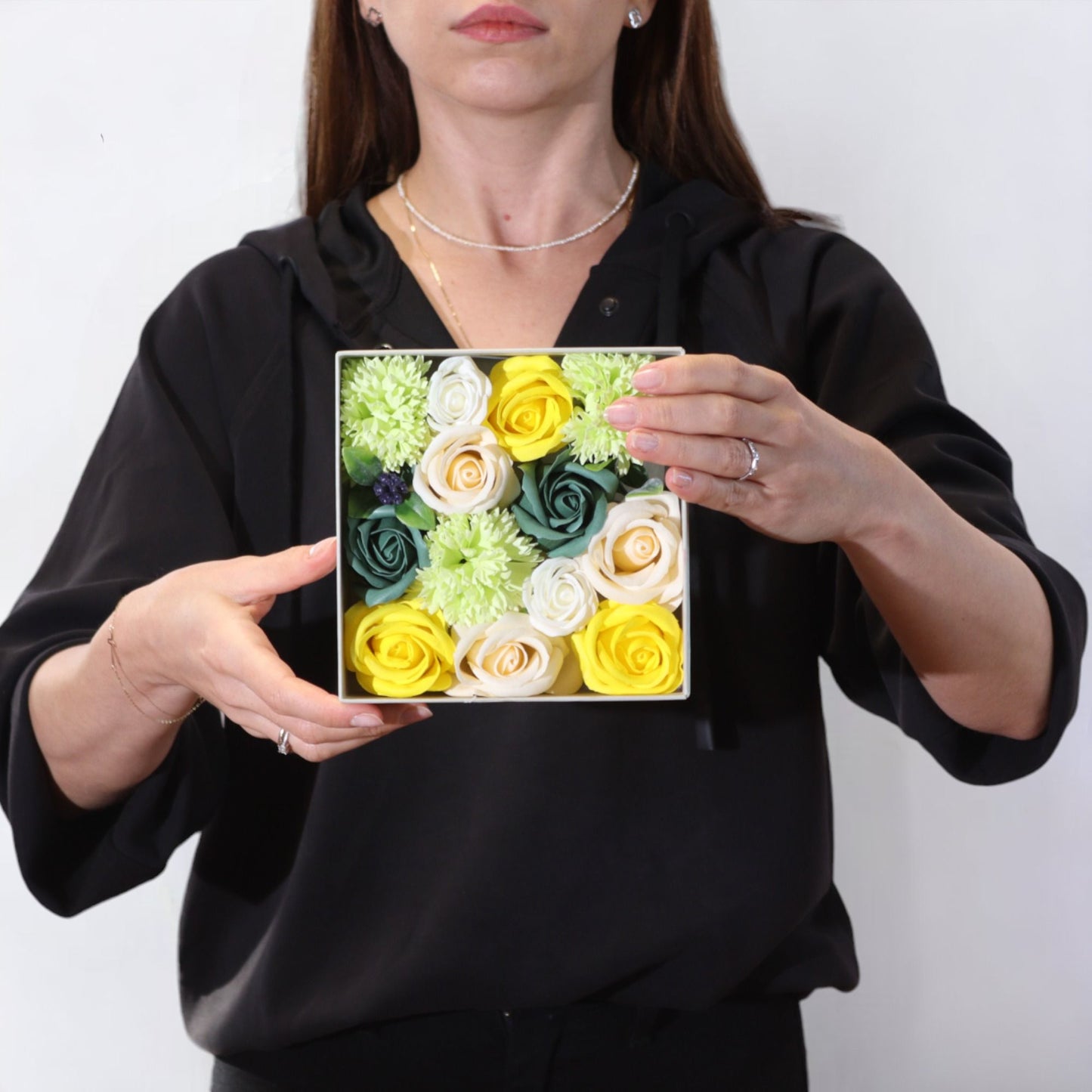 Square Box - Feste di primavera - Giallo e verde