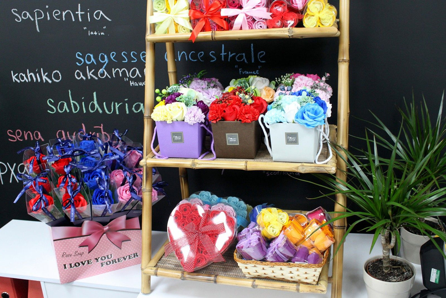 Bouquet di fiori di sapone - Fiori primaverili - SPECIALE