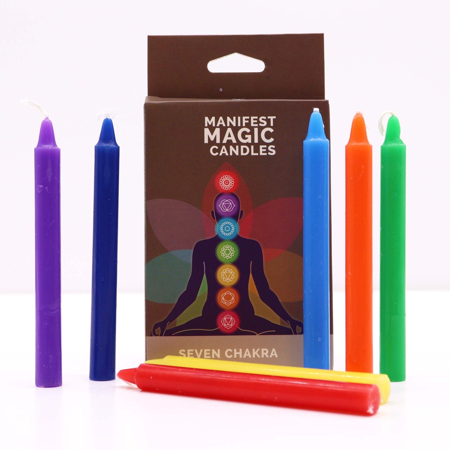 Set di candele Manifest per i sette chakra (confezione da 7)