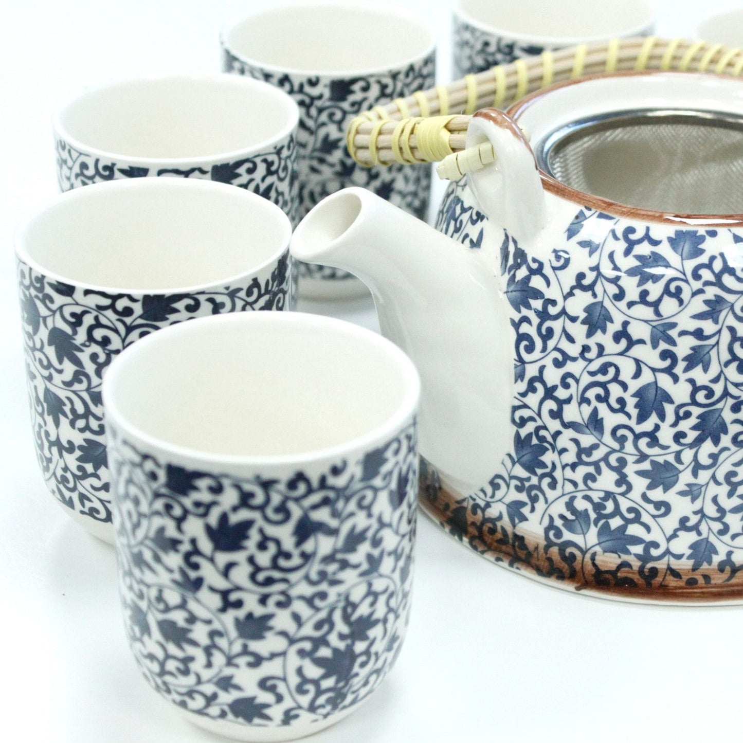 Set da tisana – Motivo blu