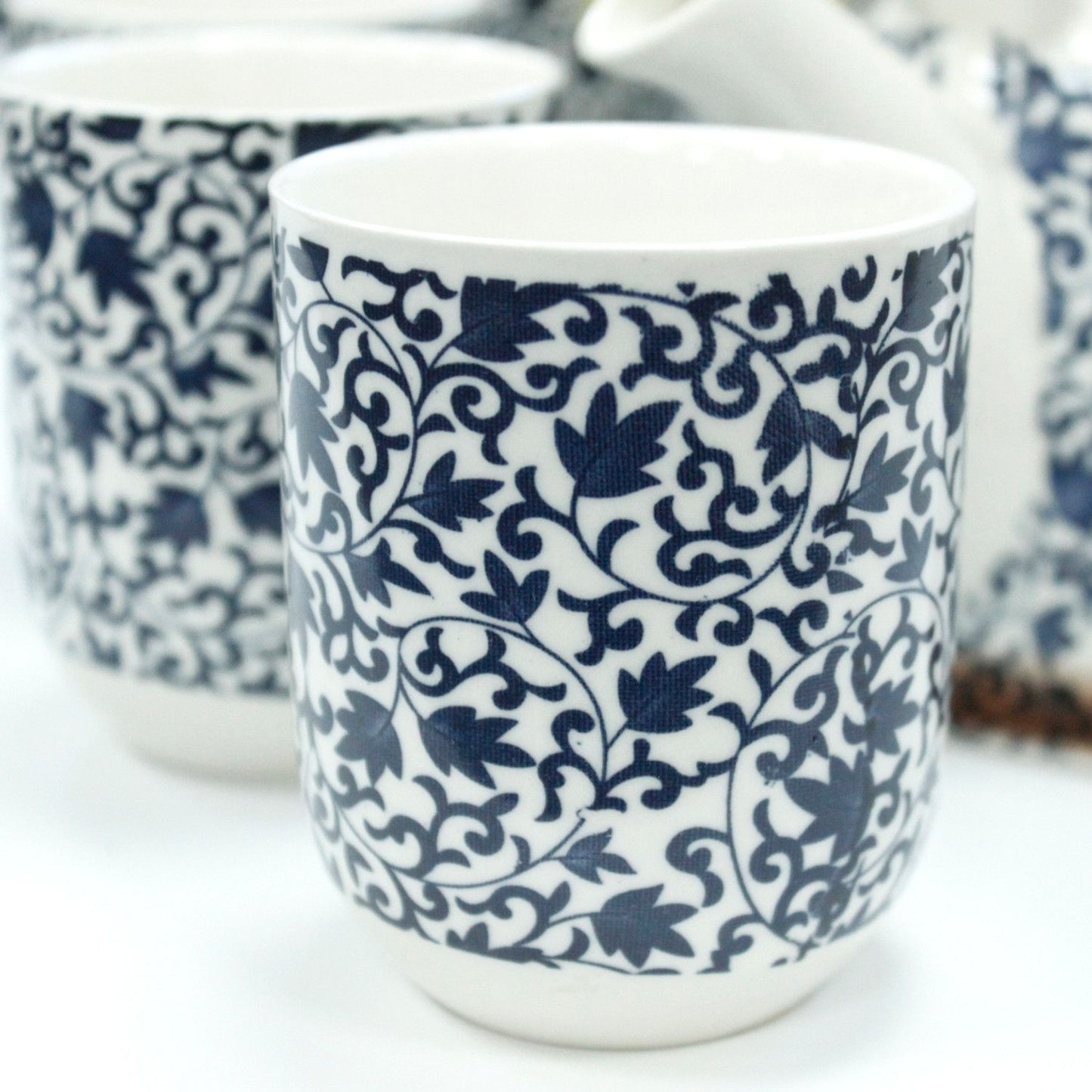 Set da tisana – Motivo blu