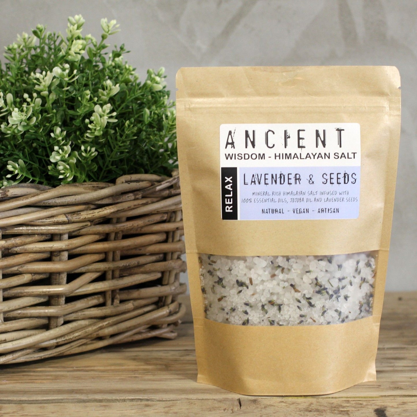 Miscela di sali da bagno dell'Himalaya 500 g – Relax