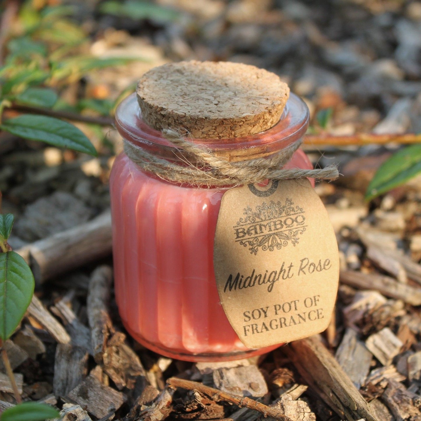 Candela profumata in vasetto di soia Midnight Rose