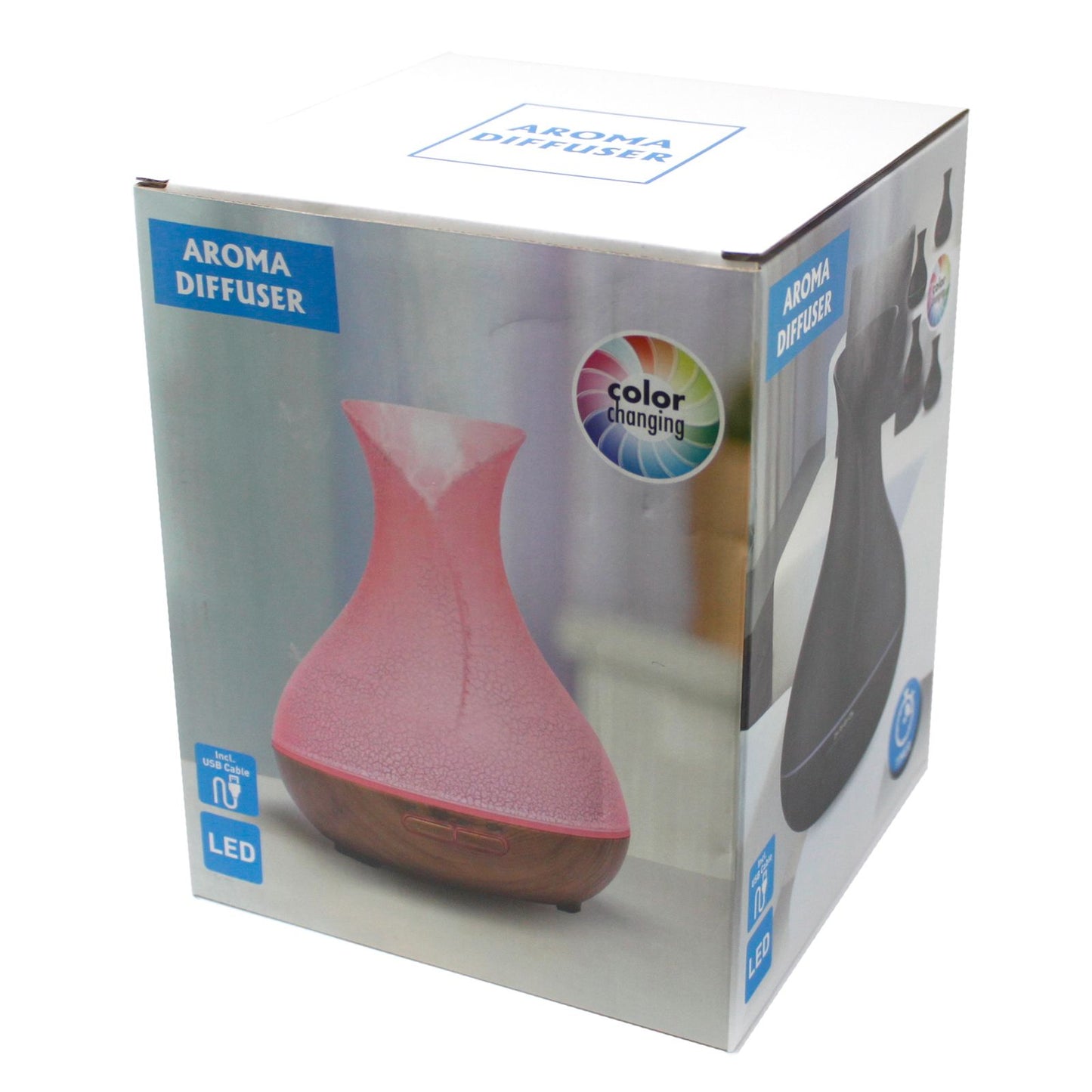 Atomizzatore Palma - Effetto Guscio - USB - Cambio Colore - Timer
